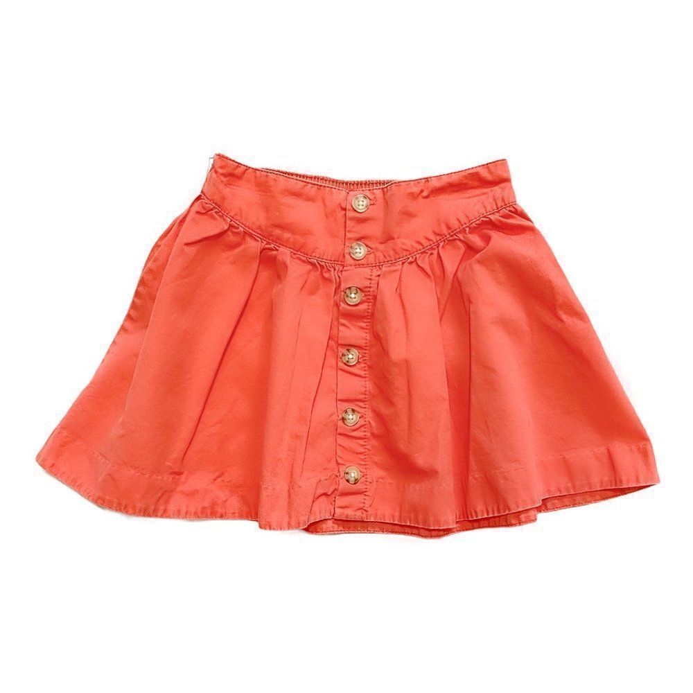 OSHKOSH 80s Coral High Waisted Button Down Skirt